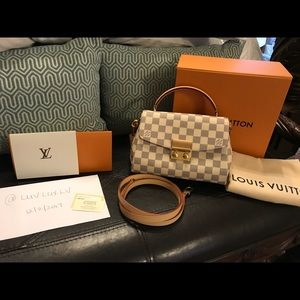 Louis Vuitton Damier Azur Croisette crossbody